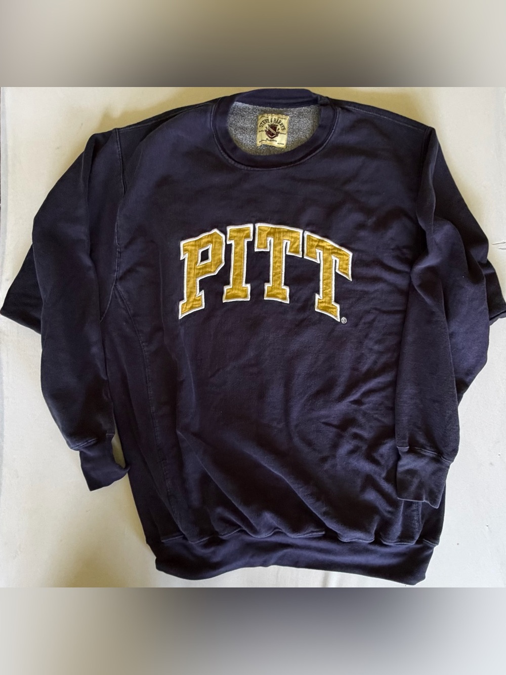 Vintage Pitt University Blue Sweatshirt Steve & Barry’s Men’s XXL Oversized